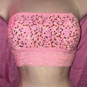 Victoria’s Secret sequin bling bandeau